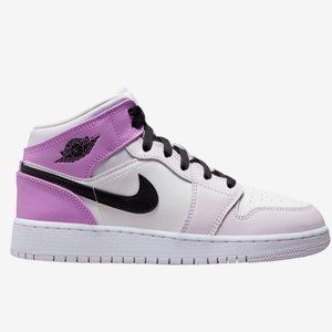 Jordan Air Jordan 1 Mid Barely Grape Size 6Y Womens 7.5